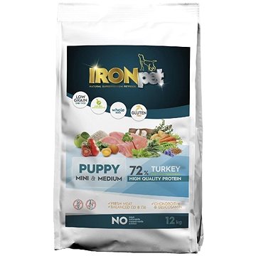 

IRONpet Dog Puppy Mini & Medium Turkey 12 kg