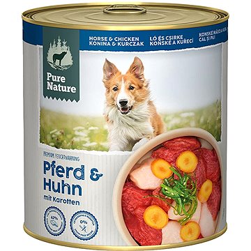 

Pure Nature Dog Adult Koňské a Kuře 800 g