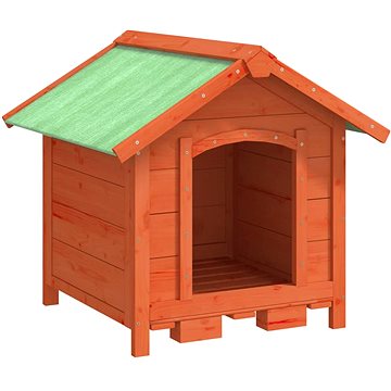 

SHUMEE Psí bouda hnědá 65 × 65 × 61,5 cm masivní borové dřevo
