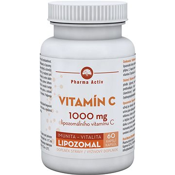 

Pharma Activ Lipozomal Vitamín C 1000 mg 60 kapslí