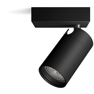 

Philips Idris bodové koupelnové svítidlo 1×,GU10, 5 W, bez zdroje, IP44, černé