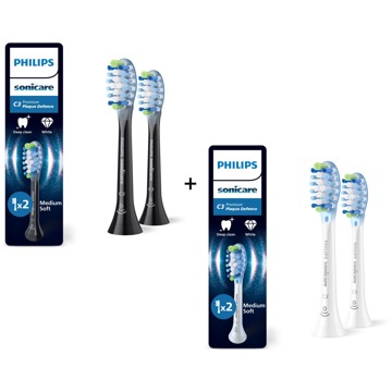 

Philips Sonicare Premium Plaque Defence HX9042/88 2 ks + HX9042/87 2 ks