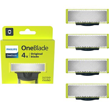 Philips OneBlade QP240/50 Náhradní břity 4ks - Pánské náhradní hlavice