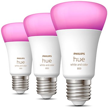 

Philips Hue LED Sada 3 ks Bluetooth žárovek E27