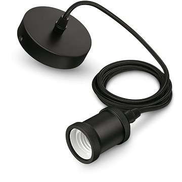 

Philips Vintage závěsný kabel 2m s objímkou E27 max. 40 W, IP20, černé