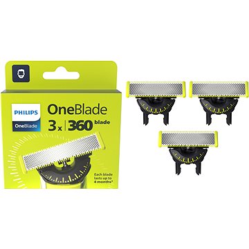 

Philips OneBlade QP430/50 Výměnné břity 360, 3ks