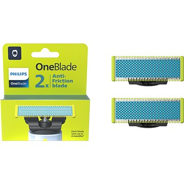 

Philips OneBlade QP225/50 Výměnné břity Anti-Friction, 2ks