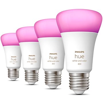 

Philips Hue White and Color Ambiance 9W 800 E27 4ks