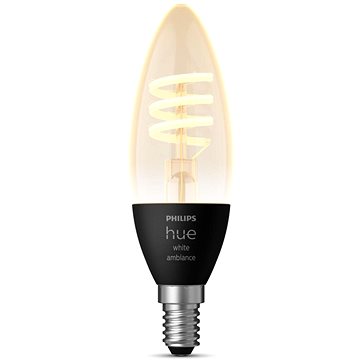 

Philips Hue White Ambiance 4.6W 550 Filament svíčka E14