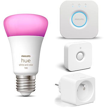 

Philips HUE Bridge EU + Philips Hue Motion Sensor EU + Philips Hue 1x Smart plug BE/FR + Philips Hue