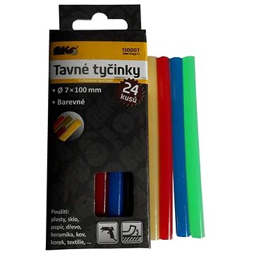 

MAGG Tavné tyčinky 7x100mm, 24ks, barevné