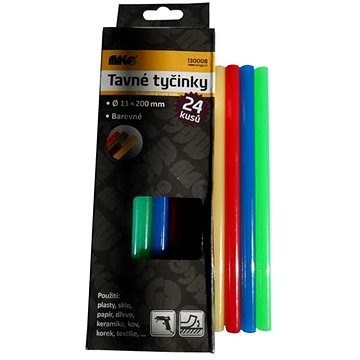 

MAGG Tavné tyčinky 11x200mm, 24ks, barevné