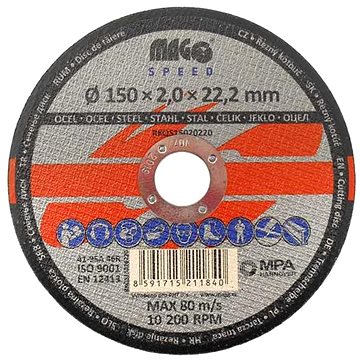 

MAGG SPEED Řezný kotouč na kov 150x2,0x22mm