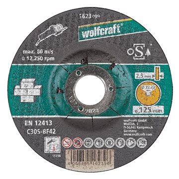 

WOLFCRAFT - Kotouč řezací na kámen 125mm