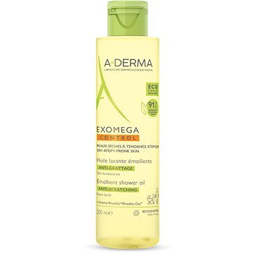 A-DERMA Exomega Control Zvláčňující sprchový olej pro suchou kůži se sklonem k atopii 200 ml - Sprchový olej
