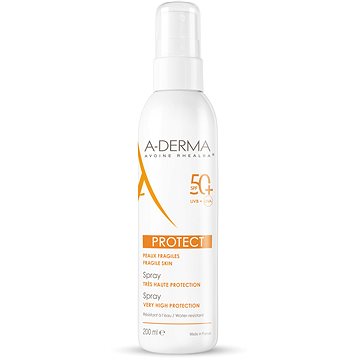 

A-Derma PROTECT Sprej s fluidní texturou pro snadné nanášení SPF50+ 200ml