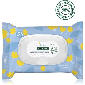 Klorane Bebe Gentle Cleaning Wipes 25 Pcs Wet Wipes Alza Cz