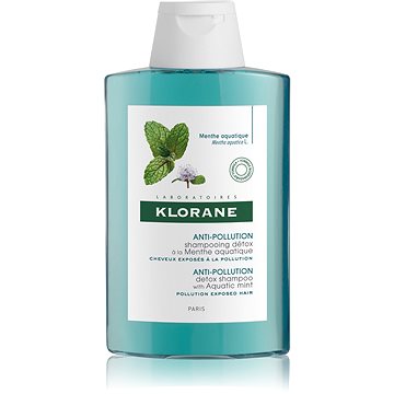 KLORANE Aquatic Mint Anti-Poluttion Shampoo 200 ml - Šampon