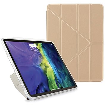 Pipetto Metallic Origami pro Apple iPad Air 10.9&quot; (2020/2022) - zlaté - Pouzdro na tablet