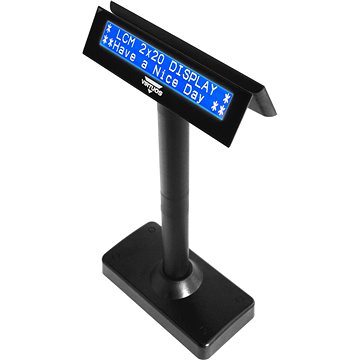 

Virtuos LCD FL-730MB 2x20, serial, černý
