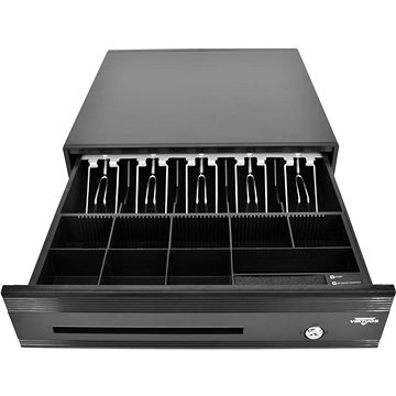 

Virtuos pokladní zásuvka C425D-Luxe, kuličkové pojezdy, s kabelem, 9-24V