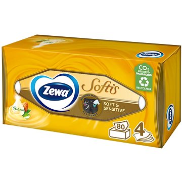 

ZEWA Softis Soft & Sensitive BOX (80 ks)