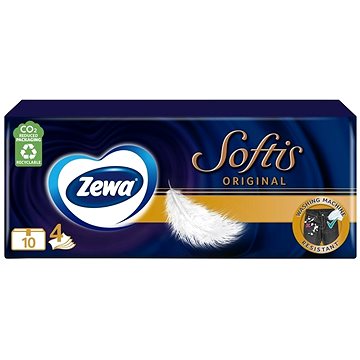 ZEWA Softis Standard (10x9 ks) - Papírové kapesníky