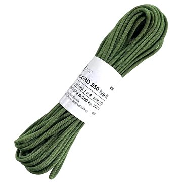 

Pkshop Paracord 550, polyamid, 15 m zelená