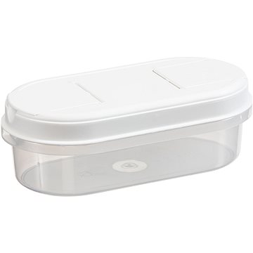 

Plast Team Dóza na potraviny 0,5 l, 18,7 × 9,5 × 6,2 cm Margerit bílá