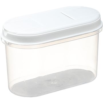 

Plast Team Dóza na potraviny 1,2 l, 18,7 × 9,5 × 12,3 cm Margerit bílá