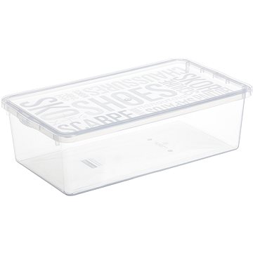 

Plast Team Úložný box na boty 33,8 × 18,8 × 9,7 cm Basic Shoe Box S