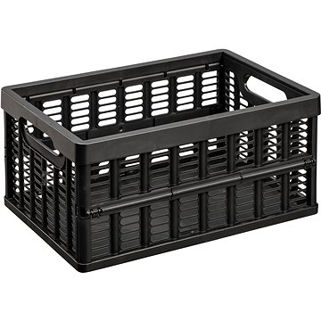 

Plast Team Skládací přepravka 35,5 × 24,2 × 35 cm (rozložená), černá M