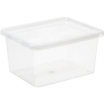 

Plast Team Úložný box 20 l, 42,5 × 33 × 21,3 cm Basic box, čirý