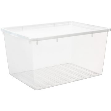 

Plast Team Úložný box 134 l, 78 × 57 × 40 cm Basic box, čirý