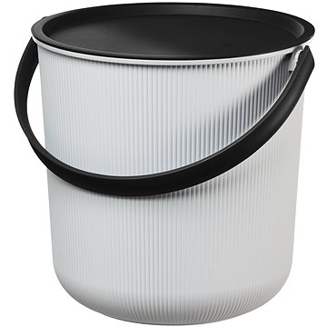 

Plast Team Úložný kbelík 10 l, 27,7 × 27,1 × 25,8 cm Akita šedý