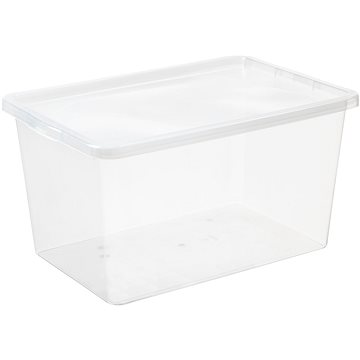

Plast Team Úložný box 52 l, 59,5 × 39,5 × 31 cm Basic box, čirý
