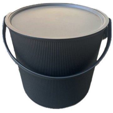 

Plast Team Univerzální koš s víkem 53 l černý