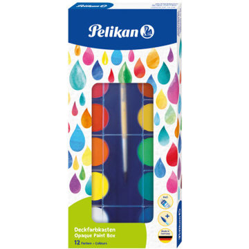 PELIKAN 12 barev, se štětcem