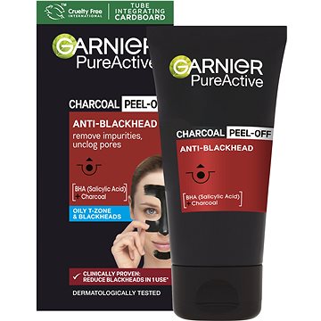 

GARNIER PureActive Charcoal Peel-Off Anti-Blackhead Mask 50 ml