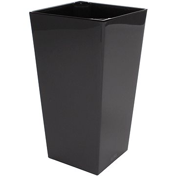

PLASTKON Květináč dekorativní ELISE LESK, 30cm, antracit