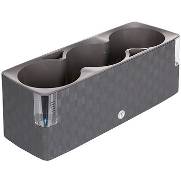 

PLASTKON Truhlík samozavlažovací COBBLE TRIO, antracit