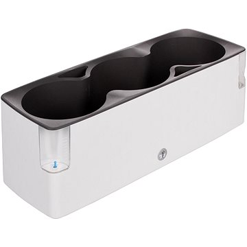

PLASTKON Truhlík samozavlažovací COBBLE TRIO, bílý