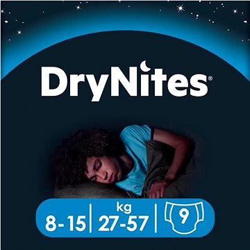 

HUGGIES Dry Nites Large 8–15 years Boys (9 ks)