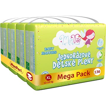 

MonPeri Klasik Mega Pack vel. XL (136 ks)