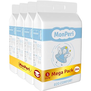 

MonPeri ECO Comfort Mega Pack vel. S (264 ks)