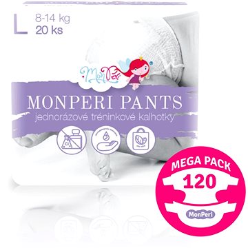 

MonPeri Pants Mega Pack vel. L (120 ks)