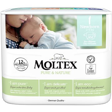 

MOLTEX Pure & Nature Newborn vel. 1 (22 ks)
