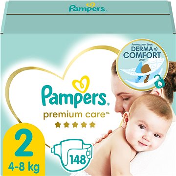 PAMPERS Premium Care, vel.  2 (148 ks) - Jednorázové pleny