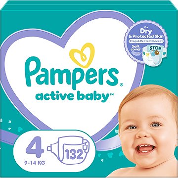 

PAMPERS Active Baby vel. 4 (132 ks) - měsíční balení