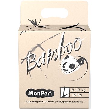 

MonPeri Bamboo EKO L (vel. 4) 8–13 kg 19 ks
